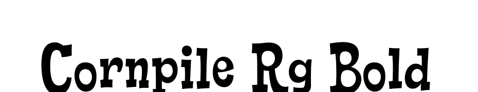 Cornpile Rg Bold cкачати шрифт безкоштовно